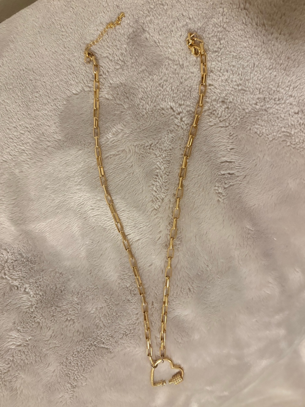Gold tone Link Chain Necklace - Women Jewelry